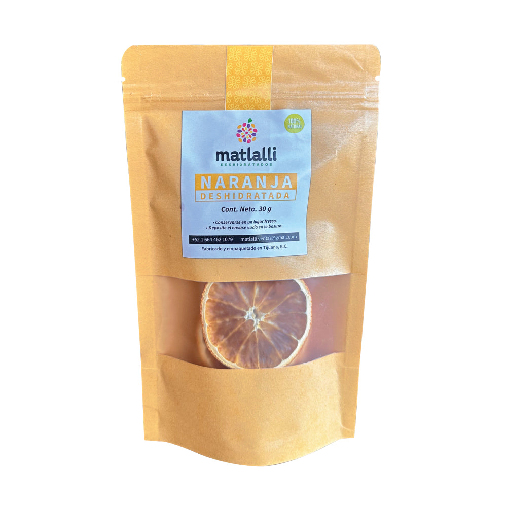 Dehydrated orange